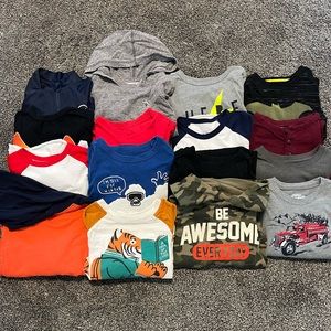 Bundle 4T long sleeve boys shirts